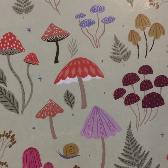 Mushroom Floral Writers Composition Books Set of Two NWT by OCS Designs 160 line - Picture 3 of 16